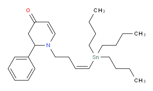 (Z)-2-phenyl-1-(4-(tributylstannyl)but-3-en-1-yl)-2,3-dihydropyridin-4(1H)-one