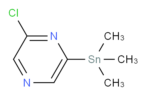 2-chloro-6-(trimethylstannyl)pyrazine