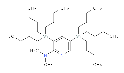N,N-dimethyl-3,5-bis(tributylstannyl)pyridin-2-amine