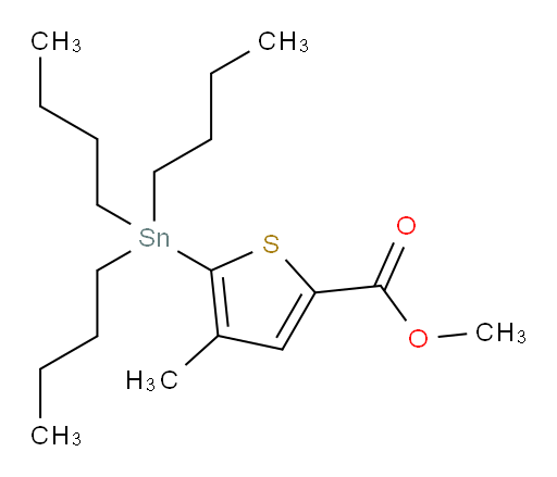 methyl 4-methyl-5-(tributylstannyl)thiophene-2-carboxylate