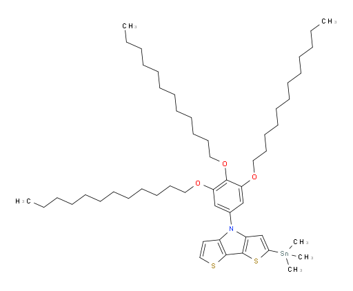 2-(trimethylstannyl)-4-(3,4,5-tris(dodecyloxy)phenyl)-4H-dithieno[3,2-b:2',3'-d]pyrrole