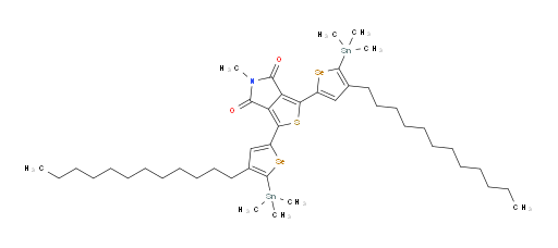 1,3-bis(4-dodecyl-5-(trimethylstannyl)selenophen-2-yl)-5-methyl-4H-thieno[3,4-c]pyrrole-4,6(5H)-dione
