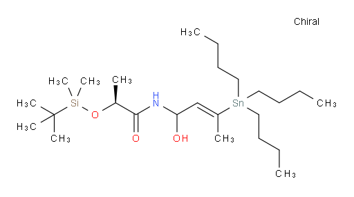 (2S)-2-((tert-butyldimethylsilyl)oxy)-N-((E)-1-hydroxy-3-(tributylstannyl)but-2-en-1-yl)propanamide
