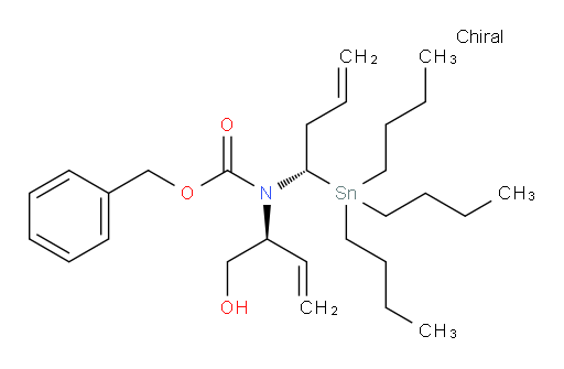 benzyl ((S)-1-hydroxybut-3-en-2-yl)((S)-1-(tributylstannyl)but-3-en-1-yl)carbamate