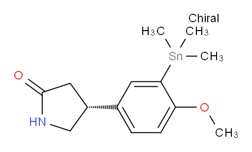 (R)-4-(4-methoxy-3-(trimethylstannyl)phenyl)pyrrolidin-2-one