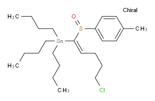 (S,E)-tributyl(5-chloro-1-(p-tolylsulfinyl)pent-1-en-1-yl)stannane