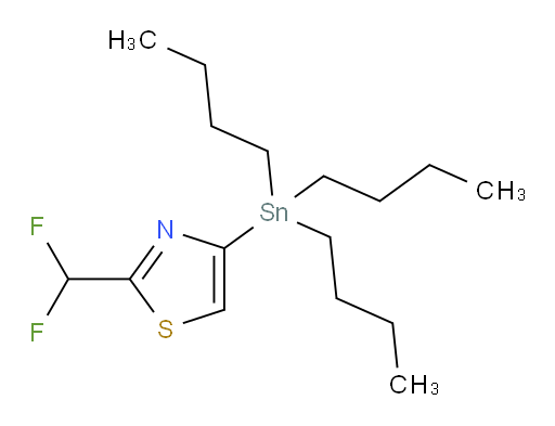 2-(difluoromethyl)-4-(tributylstannyl)thiazole