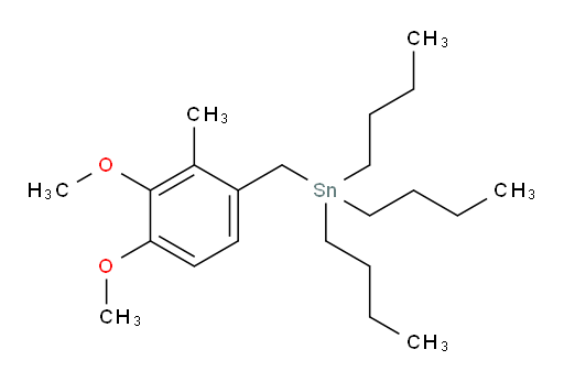 tributyl(3,4-dimethoxy-2-methylbenzyl)stannane