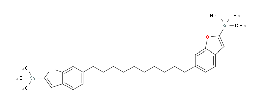 1,10-bis(2-(trimethylstannyl)benzofuran-6-yl)decane