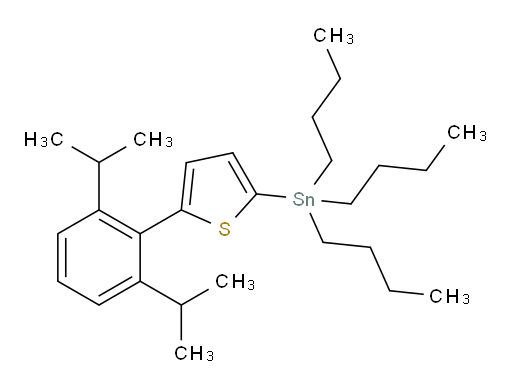 tributyl(5-(2,6-diisopropylphenyl)thiophen-2-yl)stannane