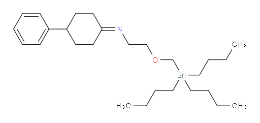 N-(4-phenylcyclohexylidene)-2-((tributylstannyl)methoxy)ethanamine