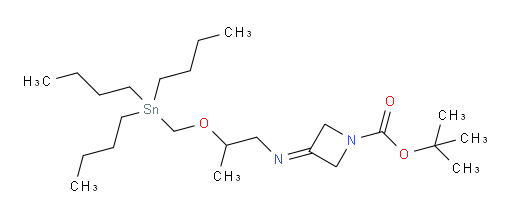 tert-butyl 3-((2-((tributylstannyl)methoxy)propyl)imino)azetidine-1-carboxylate