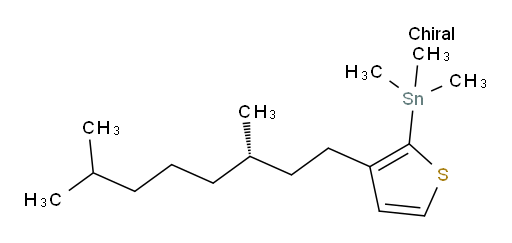 (S)-(3-(3,7-dimethyloctyl)thiophen-2-yl)trimethylstannane