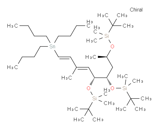 (5R,6S,8R)-6-((tert-butyldimethylsilyl)oxy)-2,2,3,3,8,10,10,11,11-nonamethyl-5-((1E,3E)-2-methyl-4-(tributylstannyl)buta-1,3-dien-1-yl)-4,9-dioxa-3,10-disiladodecane