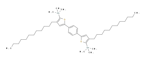 1,4-双(4-十二烷基-5-(三甲基锡基)噻吩-2-基)苯
