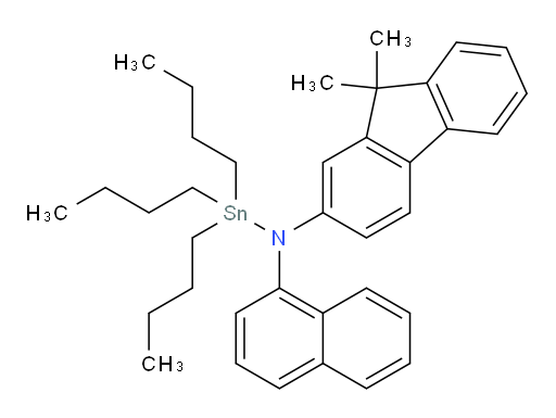 1,1,1-tributyl-N-(9,9-dimethyl-9H-fluoren-2-yl)-N-(naphthalen-1-yl)stannanamine