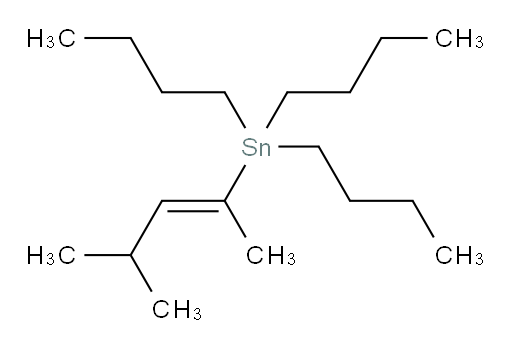 (E)-tributyl(4-methylpent-2-en-2-yl)stannane