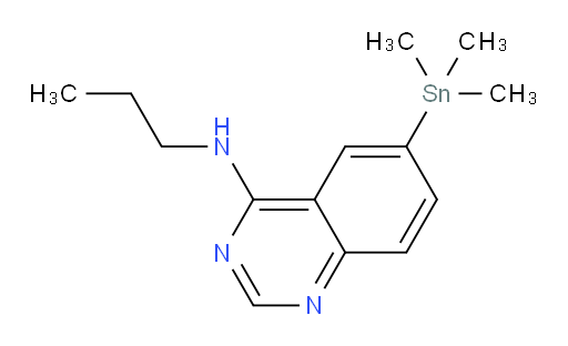 N-propyl-6-(trimethylstannyl)quinazolin-4-amine