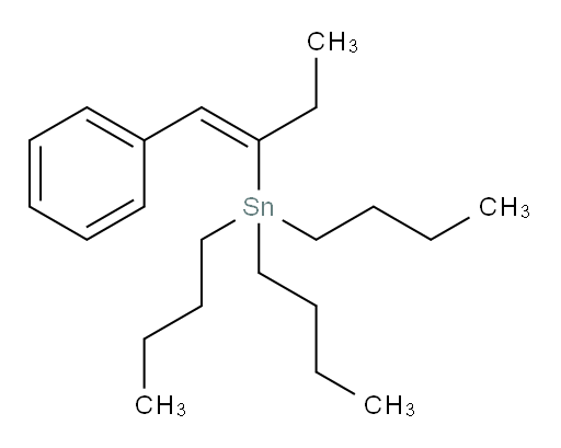 (Z)-三丁基(1-苯基丁-1-烯-2-基)锡烷