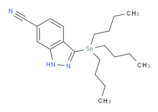 3-(tributylstannyl)-1H-indazole-6-carbonitrile