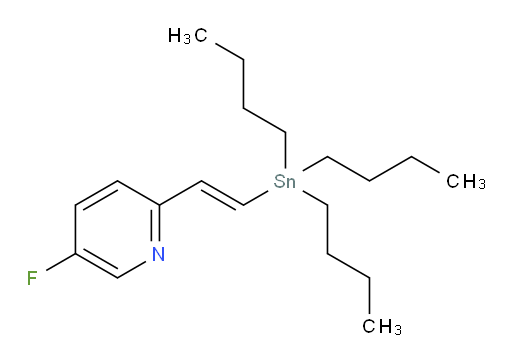 (E)-5-fluoro-2-(2-(tributylstannyl)vinyl)pyridine