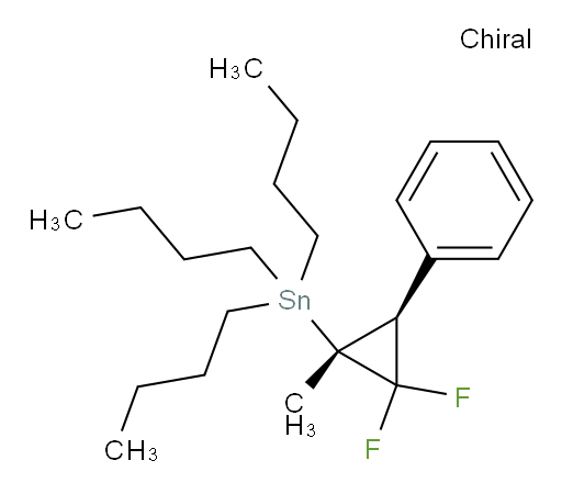 tributyl((1R,3S)-2,2-difluoro-1-methyl-3-phenylcyclopropyl)stannane