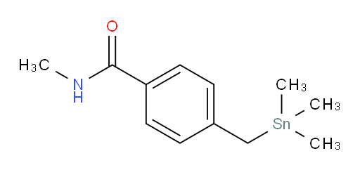 N-methyl-4-((trimethylstannyl)methyl)benzamide