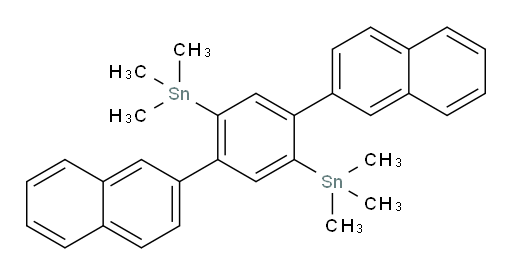 (2,5-di(naphthalen-2-yl)-1,4-phenylene)bis(trimethylstannane)