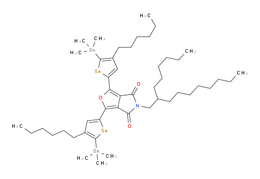 1,3-bis(4-hexyl-5-(trimethylstannyl)selenophen-2-yl)-5-(2-hexyldecyl)-4H-furo[3,4-c]pyrrole-4,6(5H)-dione
