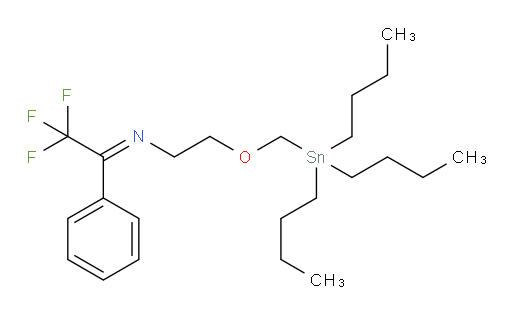 (E)-2-((tributylstannyl)methoxy)-N-(2,2,2-trifluoro-1-phenylethylidene)ethanamine