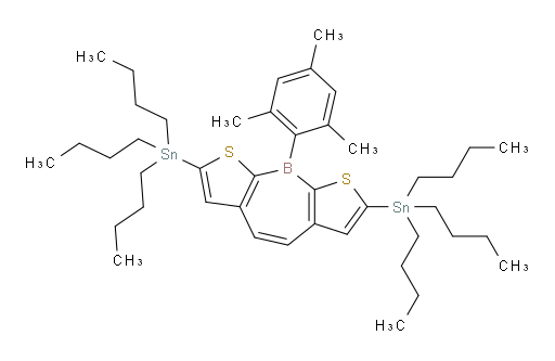 (9-mesityl-9H-borepino[2,3-b:7,6-b']dithiophene-2,7-diyl)bis(tributylstannane)