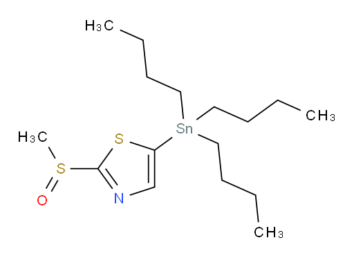 2-(methylsulfinyl)-5-(tributylstannyl)thiazole