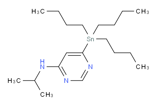 N-isopropyl-6-(tributylstannyl)pyrimidin-4-amine