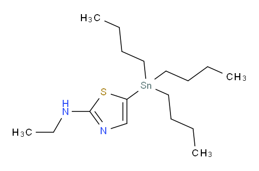 N-ethyl-5-(tributylstannyl)thiazol-2-amine