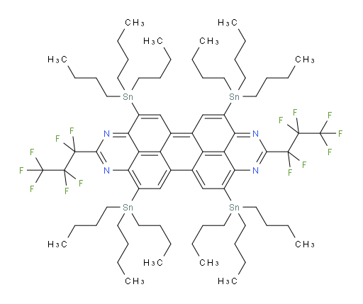 2,9-bis(perfluoropropyl)-4,7,11,14-tetrakis(tributylstannyl)benzo[1,2,3-gh:4,5,6-g'h']diperimidine