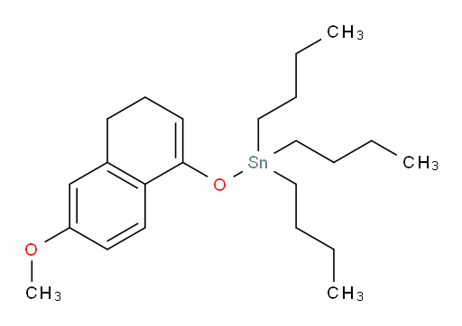 tributyl((6-methoxy-3,4-dihydronaphthalen-1-yl)oxy)stannane