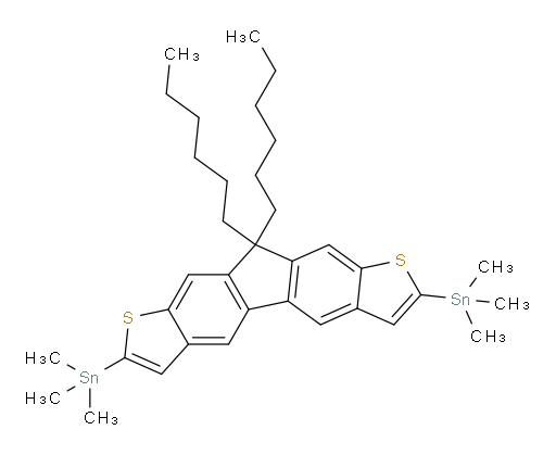 (10,10-dihexyl-10H-fluoreno[2,3-b:7,6-b']dithiophene-2,7-diyl)bis(trimethylstannane)