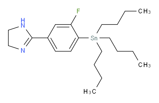 2-(3-fluoro-4-(tributylstannyl)phenyl)-4,5-dihydro-1H-imidazole