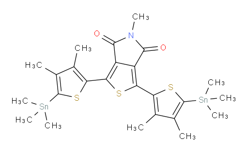 1,3-bis(3,4-dimethyl-5-(trimethylstannyl)thiophen-2-yl)-5-methyl-4H-thieno[3,4-c]pyrrole-4,6(5H)-dione