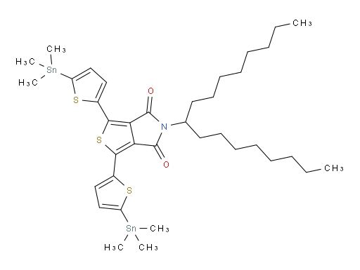 5-(heptadecan-9-yl)-1,3-bis(5-(trimethylstannyl)thiophen-2-yl)-4H-thieno[3,4-c]pyrrole-4,6(5H)-dione