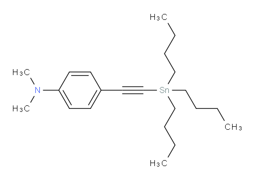 N,N-dimethyl-4-((tributylstannyl)ethynyl)aniline