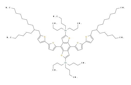 (4,8-bis(5'-(2-hexyldecyl)-[2,2'-bithiophen]-5-yl)benzo[1,2-b:4,5-b']dithiophene-2,6-diyl)bis(tributylstannane)