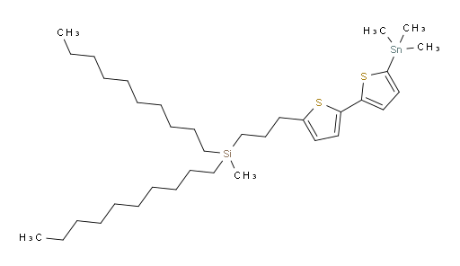 didecyl(methyl)(3-(5'-(trimethylstannyl)-[2,2'-bithiophen]-5-yl)propyl)silane