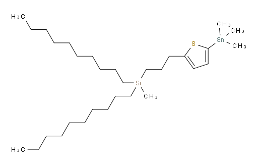 didecyl(methyl)(3-(5-(trimethylstannyl)thiophen-2-yl)propyl)silane