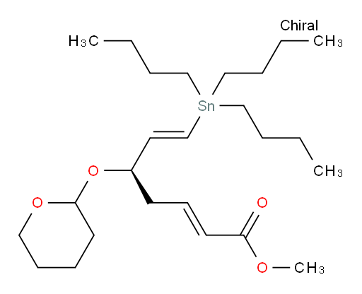 (2E,5R,6E)-methyl 5-((tetrahydro-2H-pyran-2-yl)oxy)-7-(tributylstannyl)hepta-2,6-dienoate