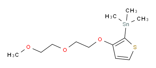 (3-(2-(2-methoxyethoxy)ethoxy)thiophen-2-yl)trimethylstannane