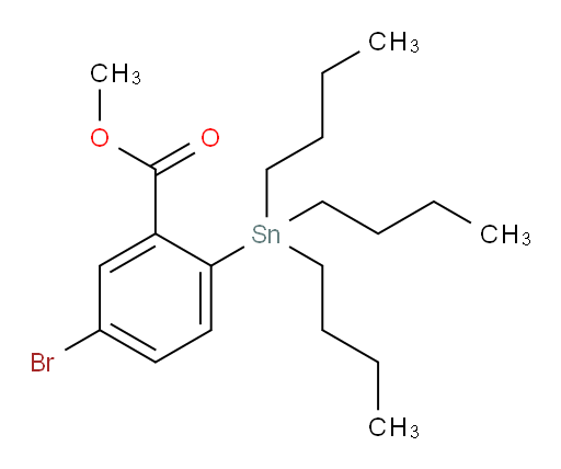 methyl 5-bromo-2-(tributylstannyl)benzoate