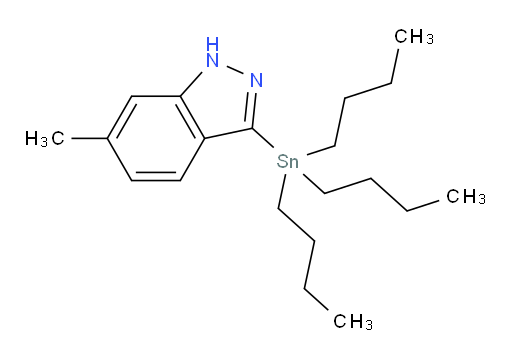 6-methyl-3-(tributylstannyl)-1H-indazole