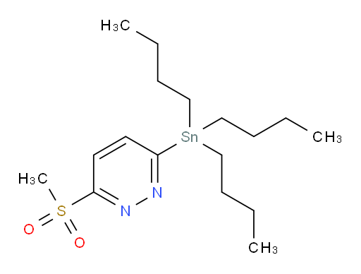 3-(methylsulfonyl)-6-(tributylstannyl)pyridazine