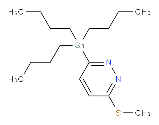 3-(methylthio)-6-(tributylstannyl)pyridazine